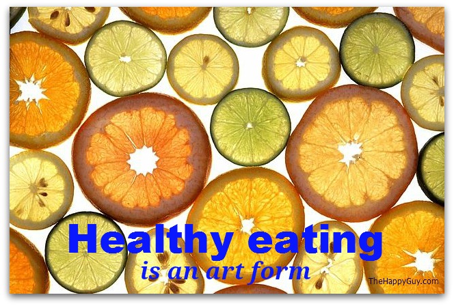 Healthy eating is an art form