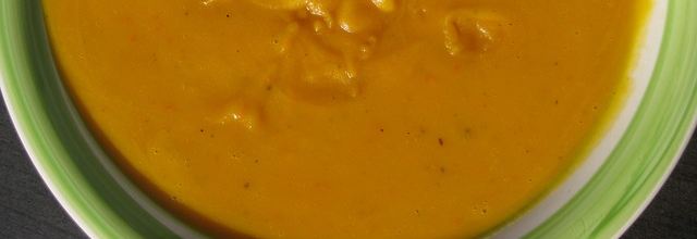 pumpkin soup slice