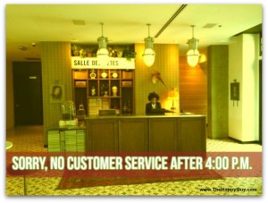 No customer service